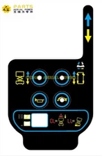 Naprava za nadzor platforme Dingli nalepka DL-09140001